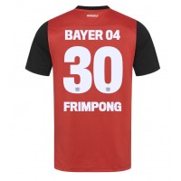 Fotballdrakt Herre Bayer Leverkusen Jeremie Frimpong #30 Hjemmedrakt 2024-25 Kortermet